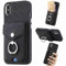 Knoowcasefor for Samsung Galaxy A26 5G Case 360°Rotatable Stand Ring Shockproof TPU Cover Protective Slim Phone Cover for Galaxy A26 5G Phone Case, Black