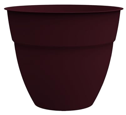 EDA Osaka – Maceta de 40 cm de diámetro – Volumen 28,3 L – Ø 41 x 34,3 cm – Rojo Borgoña
