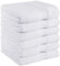 Utopia Towels - 6er Pack Frottee handtücher 50x100 cm mit Aufhängeschlaufe, mittelgroße Handtücher 100% Baumwolle weich und saugfähig Handtücher Set (Weiß)