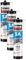 Rubson SA Mastic Sanitaire Translucide, Mastic silicone acétique contenant des antifongiques puissants, Joint sanitaire étanche pour tous matériaux émaillés, translucide, 300 ml (Lot de 3)