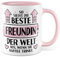 Tasse Freundin Geschenk So sieht die beste Freundin der Welt aus, wenn sie Kaffee trinkt, Kaffeetasse Partnerin Jahrestag, Geschenkidee Beziehung Girlfriend Valentinstag Kaffee-Becher