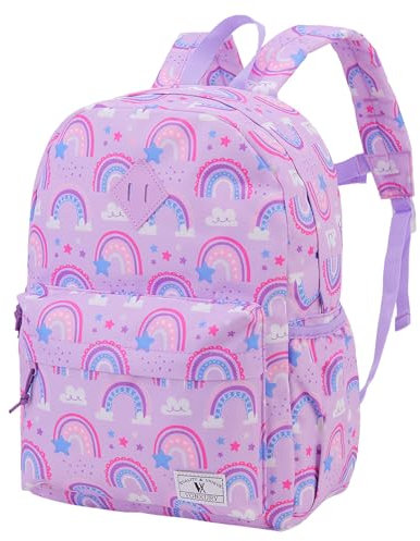 VX VONXURY Schulrucksack, Leicht Kinderrucksäck für Jungen Mädchen, Vorschule Kleinkind Kindergartenrucksack Teenagaer mit Vorderer Brustschnalle