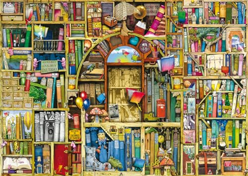 Ravensburger The Bizarre Bookshop 2 1000 Teile Puzzle für Erwachsene - 12000300 - Handwerkswerkzeuge, Made in Germany, jedes Teil zusammen