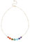 GEHECRST Edelstein 7 Chakra Heilsteine Kette Kristall Halskette mit Einstellbar Kette Glückskette Reiki Healing Talisman spirituelle Geschenke (Stil 1)
