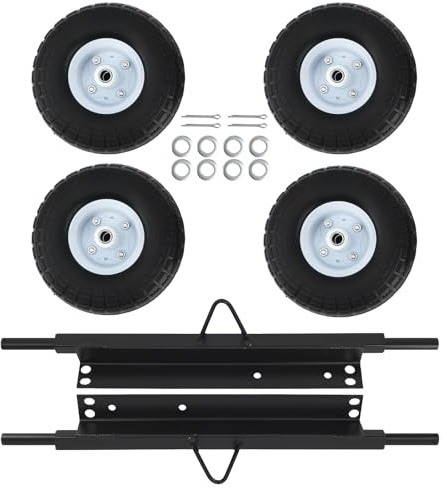 maXpeedingrods Kit ruota per tutti i terreni adatto per generatore Honda EU3000is, sostituzione 06423ZS9020AH, generatore non incluso
