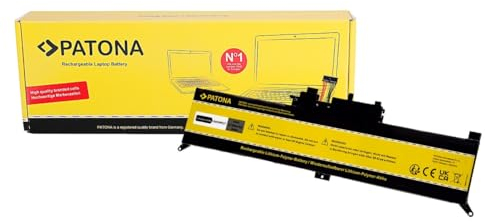 PATONA Akku kompatibel mit Lenovo ThinkPad New S1 2018 Yoga 260 370 X380 01AV434 01AV432 SB10K97591 SB10K97589 00HW026 00HW027