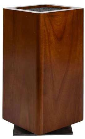 Sans couteau Porte Couteaux Aimanté, Porte Couteau Barre Aimantée Pour Couteaux Pivotant à 360, Rotation Porte Couteaux de Cuisine, Support Couteaux Aimanté Bois