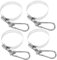 BESPORTBLE Fahnenmast-Clips Für Gartenparade 4 Stück Karabiner-Clip Robuster Edelstahl Zur Befestigung Von Fahnen