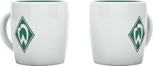 Werder Bremen Tasse Logo weiß