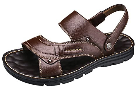 Sandales Homme Randonnée Chaussures Pieds Larges Ete Chaussure Hallux Valgus De Marche Claquette Hommes 43 Sandale Cuir Garçon Orthopédique Chausson Confortable Plage Basses 45