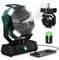 Ventilador Nebulizador Portátil 20000mAh, con Tanque de 300 ml, Oscilación 45°-90°, Rotación 270°, Luz LED, Temporizador, para Camping, Exterior, Escritorio y Viajes