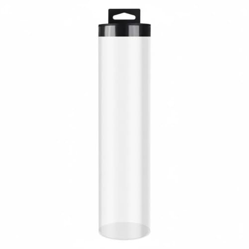 Clear Pickleball Tube, Portable Ball Storage Case with Lid for Sports