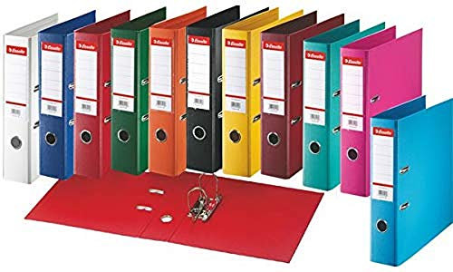 Esselte Lever Arch File for Archiving, Plastic Cover, A4 a4 Blue