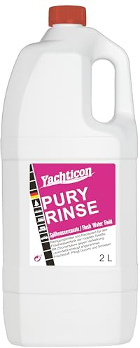 Yachticon Pury Rinse 2 Liter Spülwasserzusatz für Frischwassertanks | reinigt & entkalkt Sanitärsysteme mit Zitronensäure | Lavendelduft gegen Gerüche | für Wohnmobil, Camping, Caravan & Boot