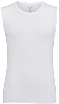 OLYMP Herren Top Tank Top Schlank 080200 | Hemd, Saum, Body Fit, 94% Baumwolle/6% Elasthan