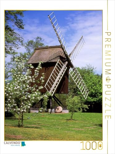 CALVENDO Puzzle Bockwindmühle bei Stade | 1000 Teile Lege-Größe 48 x 64 cm Foto-Puzzle für glückliche Stunden