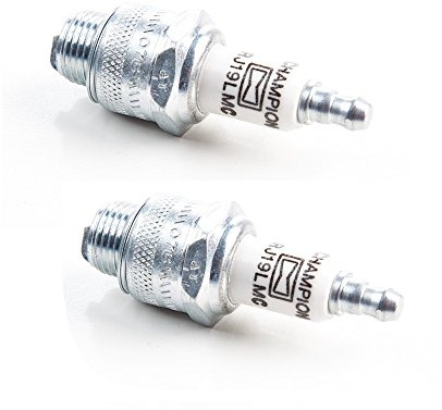 2 PACK Original Briggs & Stratton 591868 Zündkerze passt Champion rj19lmc OEM