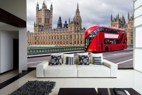Oedim Papier Peint Photo Mural Motif Big Ben Londres 350 x 250 cm