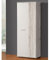 möbelando Schuhschrank Garderobenschrank Holzschrank Mehrzweckschrank Schrank Balu I Sandeiche/Weiß