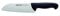 Arcos Serie 2900 - Caja 6 uds Cuchillo Santoku con Alveolos - Hoja de Acero Inoxidable NITRUM de 180 mm - Mango inyectado en Polipropileno Color negro (6 UDS)