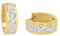 Amor Creolen Damen Ohrschmuck, 1,5 cm, Bicolor, Kommt in Schmuck Geschenk Box, 9979233