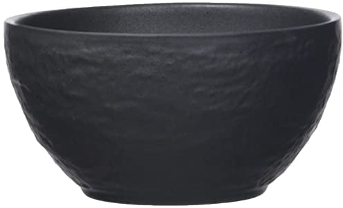 Villeroy & Boch - Manufacture Rock Dipschale 8 cm Schwarz, Spülmaschinenfest, Mikrowellensicher, Kleine Schale, Dipschälchen, Bol, Snackschale, Geschirr, Premium Porzellan