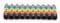 Digital Number Tube Wire Number Label Tube Cable Marker with Clip-On Design Tube Colorful Cable Marker(100PCS KCM-6MM 6mm²)