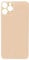 fonefunshop Compatible with iPhone 12 Pro Max Plain Glass Back in Gold