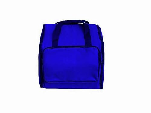 Generisch Akkordeon Tasche Rucksack Deluxe-PRO-BLAU für 72 Bässe – gepolstert & wasserabweisend – hochwertiger Tragerucksack mit Schultergurten für sicheren Akkordeon Transport & Schutz