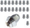 20 dadi per ruota M14 x 1,5, 60°, per cerchioni originali Ford Galaxy S-Max (WA6) Edge (SBF)