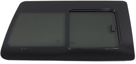 Seitenfenster Schiebefenster Kompatibel mit VW T4 Transporter 1990-2003 Hinten Rechts L1 Schwarz