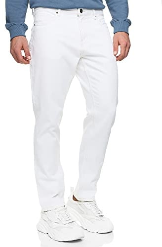 Indicode Herren INCobra Jeanshose Denim aus 100% Baumwolle mit 4 Taschen
