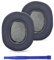 Adhiper Ersatz-Ohrpolster kompatibel mit Audio-Technica ATH M50X / M40X / M30X Steelseries Arctis 5/7/9/Pro Cloud 2/Flight/Stinger Stealth 420X/500 Sony MDR-7506/V6/V7 Kopfhörer(Schwarz/Gel)
