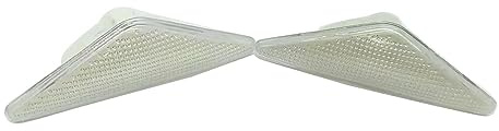 SHLPDFM 98AB13K354AA, 4364357 Seitenblinker-Lampe, transparent, kompatibel mit Ford Focus MK1, Ford Mondeo MK3, 2 Stück