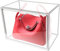 YFZYT 1 Stück Acryl Vitrine Schaukasten Transparent, 36x22x28cm Aufbewahrungsbox Stapelbare Acrylbox Displaybox, Handtaschen Aufbewahrung Organizer, für Buch Spielzeug Kosmetik Schuhe Bücher