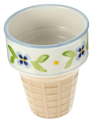 ABOOFAN Coupe en Forme de Cornet de Crème Glacée de Fabrication Artisanale pour Les Occasions Spéciales