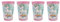 Theonoi 4 x gobelets pour Enfants 260 ML/au Choix : Minnie Pony Princess Frozen PawPatrol Verre Plastique sans BPA – Cadeau Fille (Licorne x 4)