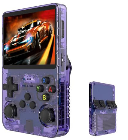 Keyboy - Console de Jeu Keyboy, Console de Jeu vidéo rétro Portable intégrée à Plus de 20 000 Jeux, Console de Jeu Portable, écran HD IPS de 3,5 Pouces, revivez Les Jours de Gloire (Violet)
