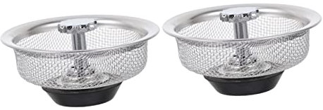 Yardenfun 2 Piezas Colador De Fregadero Tapón De Fregadero De Cocina Filtro Desague Colador De Desagüe