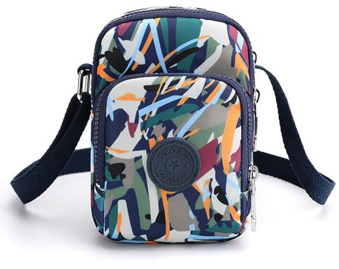 Long Keeper Handytasche Zum Umhängen Nylon Damen Umhängetasche Kleine Handytasche Mädchen Crossbody Handy Geldbörse Tasche Und Langer Riemen
