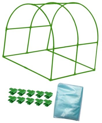 Dualoai Serra da Giardino, Piccola Serra, Facile Montaggio, Pianta, Attrezzatura Invernale per Il Giardino, Esterno, Piantagione di Fiori, 100x100x100 cm