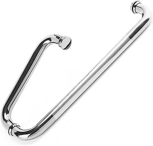 HNZHUXUE Druck-/Zugtürgriff Aus Edelsta304 Für Glastüren, Badezimmer-Glastürgriffset – Ersetzen Sie Alte Oder Beschädigte Türgriffe/300Mm+450Mm