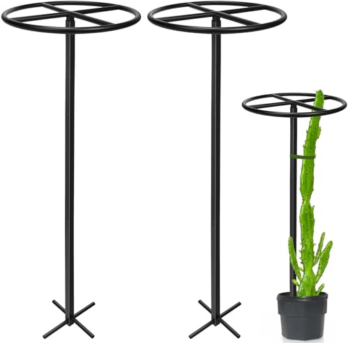 Rankgitter aus Metall, verstellbar, rund, Drachen, Obst, 30,5 x 30,5 x 127 cm, langlebig, vertikale Stützturm, Pflanzkäfig für Gartenarbeit, Kletterpflanzen, Bäume, Kakteen, Outdoor, Garten