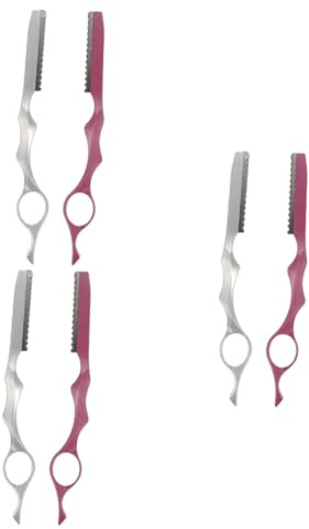 minkissy 3 Sätze Dünner Rasiermesser Texturierungsrasierer Zum Schneiden Von Haaren Ausdünnungsrasierer Für Das Haarstyling Haarstyling-rasierer Haar Dünner Rostfreier Stahl 2 Stück * 3