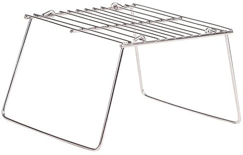 Bortivier Portable Mini Camping Grill Folding Campfire Grill Suitable for Travel and Survival Expanded Size: 18x16x12cm