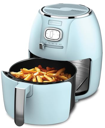 Westinghouse Serie Retro Airfryer – 4 l – Horno de aire caliente – 1500 W – Azul