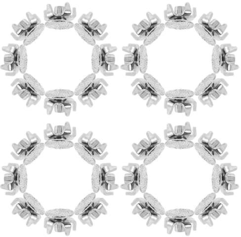 VICASKY 100 Pezzi Ramponcini Antiscivolo in Acciaio Inox per Scarpe 5 Punte, Chiodi di Ricambio Affidabili per Sport All'aperto e Arrampicata su Superfici Ghiacciate