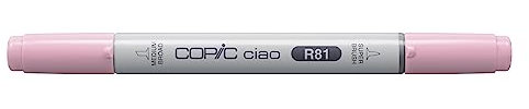 Copic Ciao R81, Rose Pink, Twin Marker avec Une Pointe Moyenne et Une Pointe Brush