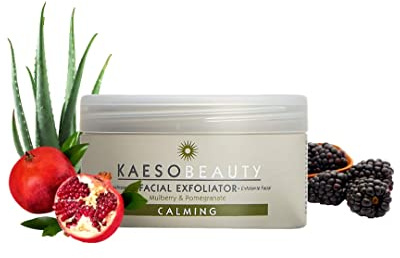 Kaeso Calming Exfoliator – Gentle Face Scrub For Sensitive Skin – 245ml | Soothing & Smoothing Facial Exfoliant – Professional Salon Size