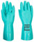 Portwest Gant Nitrosafe chimique, Couleur: Vert, Taille: S, A810GNRS